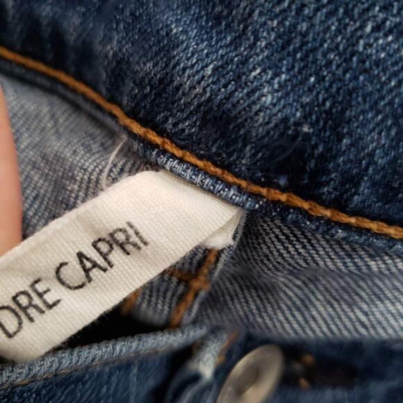 rag & bone Painted Dre Capri Skinny Jeans - 25 - Picture 4 of 6